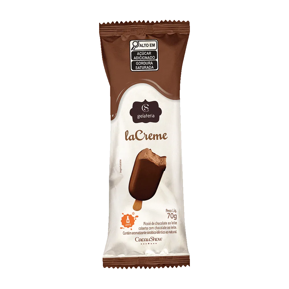 Sorvete laCreme ao Leite 70g - foto 1