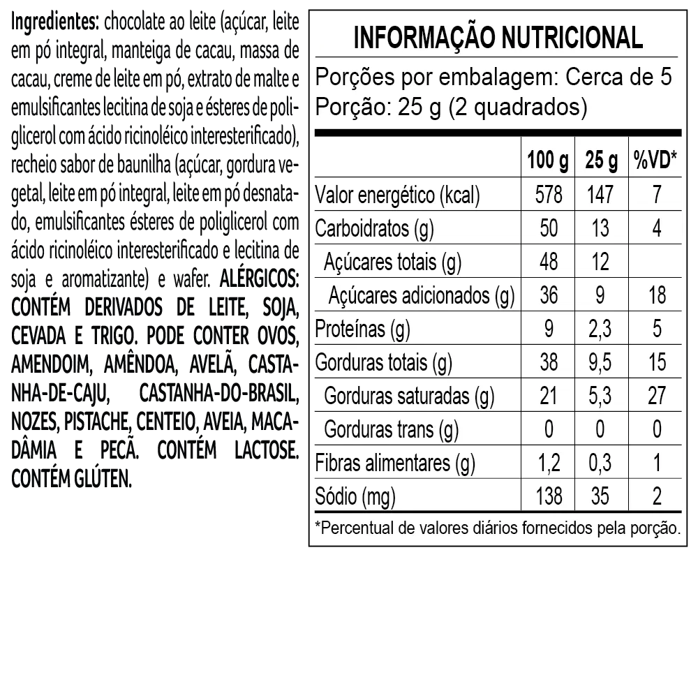 Tablete Dreams Mil-Folhas 130g - foto 2