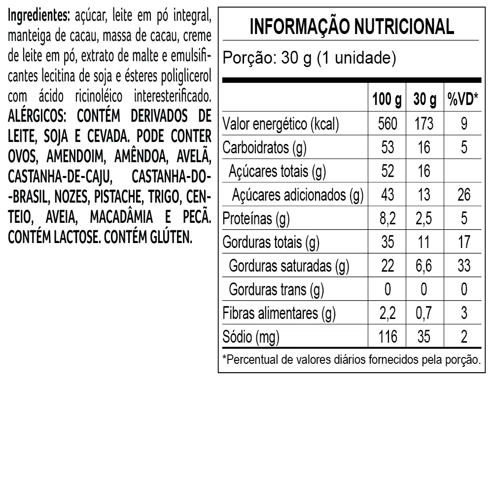 Tablete de Chocolate ao Leite Mulheres 30g - foto 5
