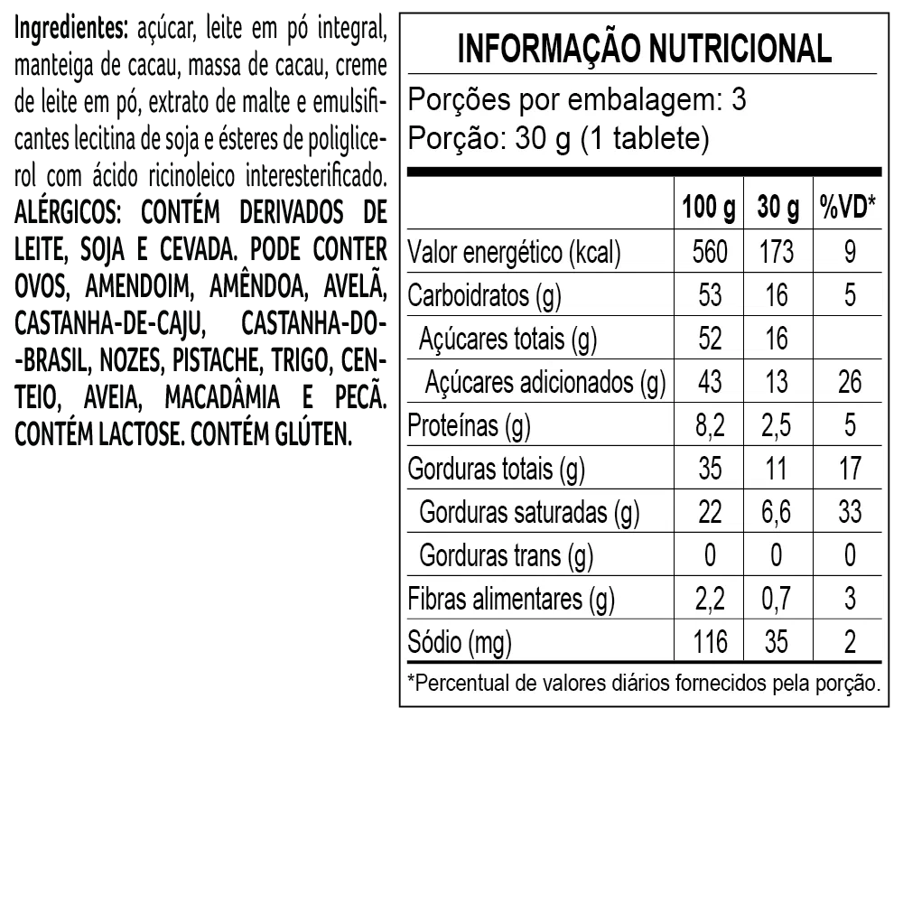 Caixa Angel Tabletes de Chocolate ao Leite 90g - foto 2