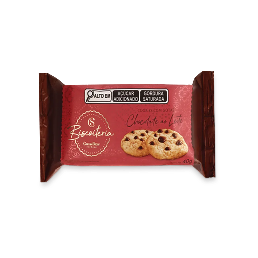 Cookies com Gotas ao Leite 40g - foto 1