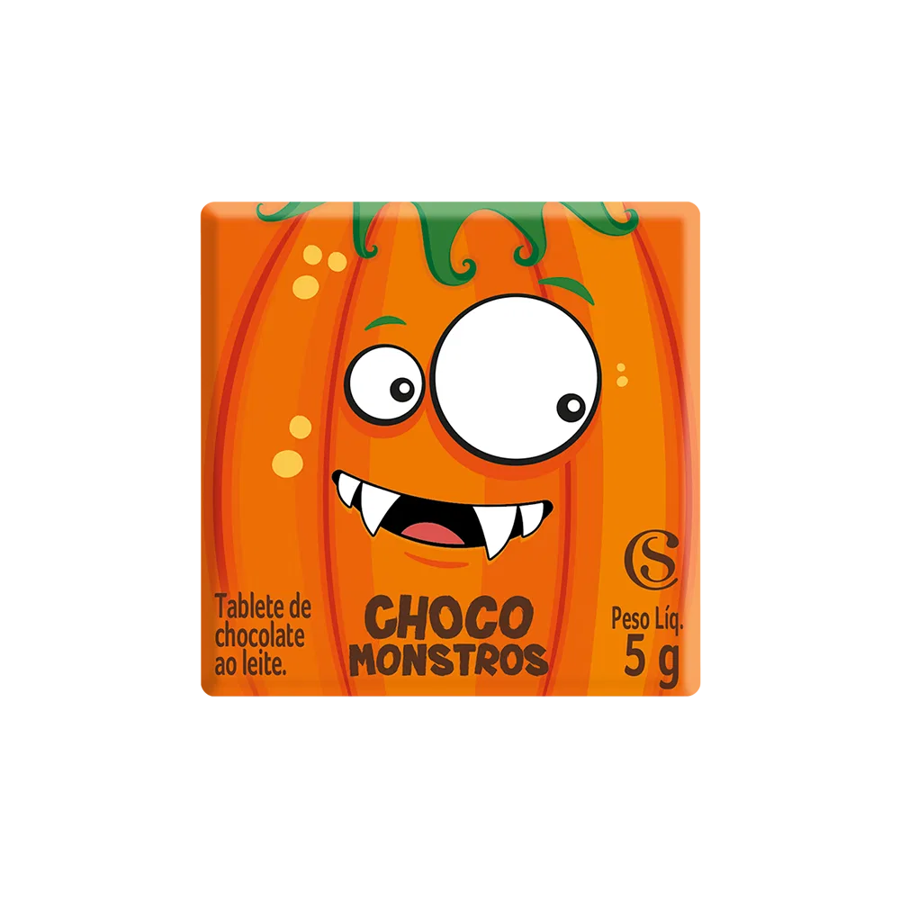 Tablete Halloween dos Chocomonstros Surpresa 5g - foto 4