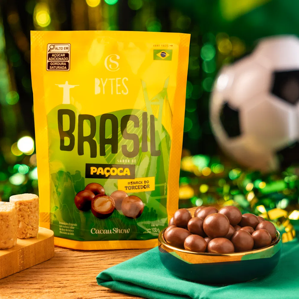 Drageado Bytes Brasil Paçoca 100g - foto 2