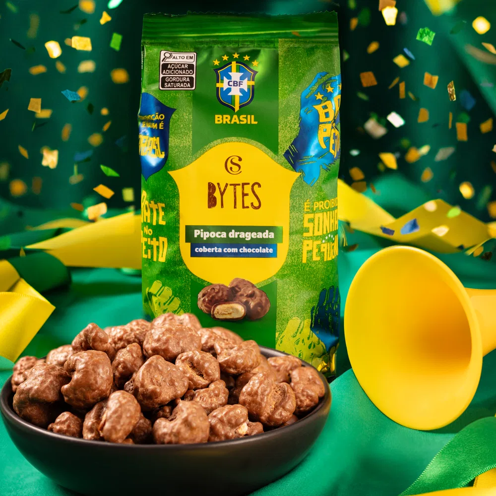 Pipoca com Cobertura de Chocolate ao Leite 50g - foto 2