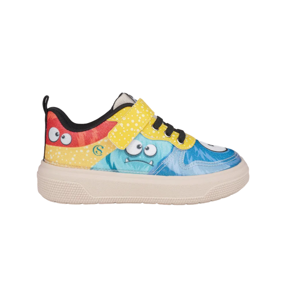 Tênis Pampili Chocomonstros Glitter Colorido - foto 2